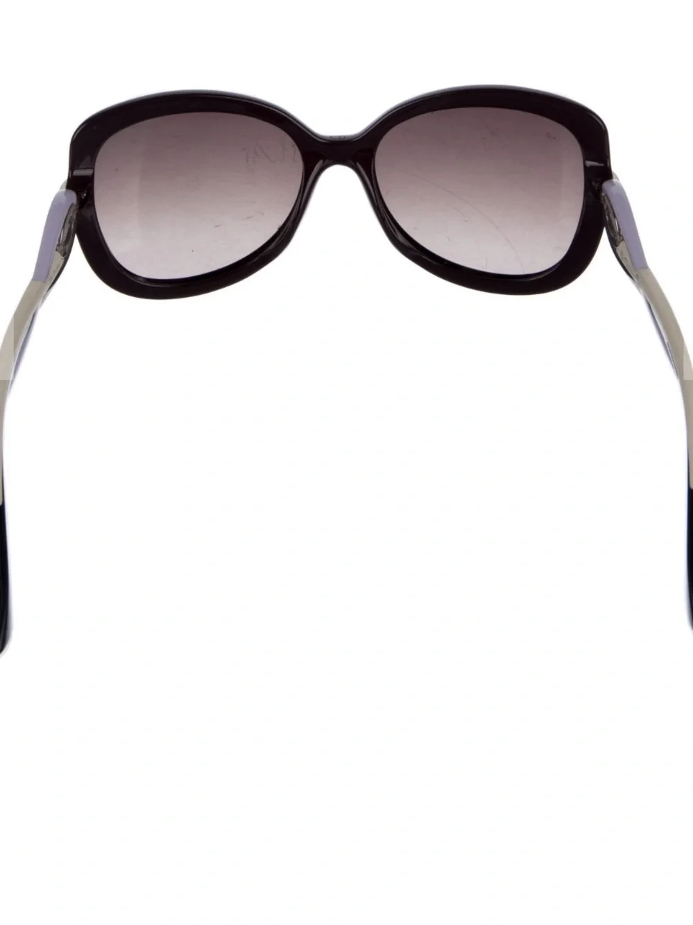 Vintage Dior Cats Eye Oversized Sunglasses in Plum